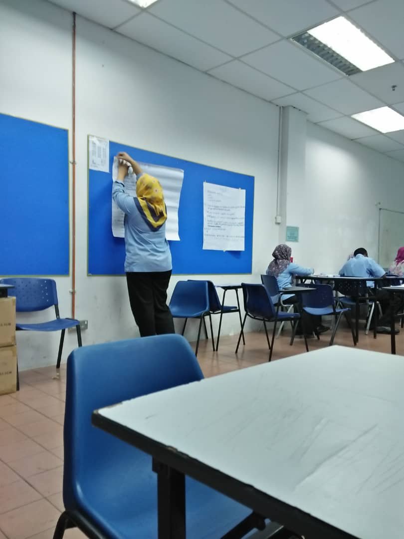 Training participants in session